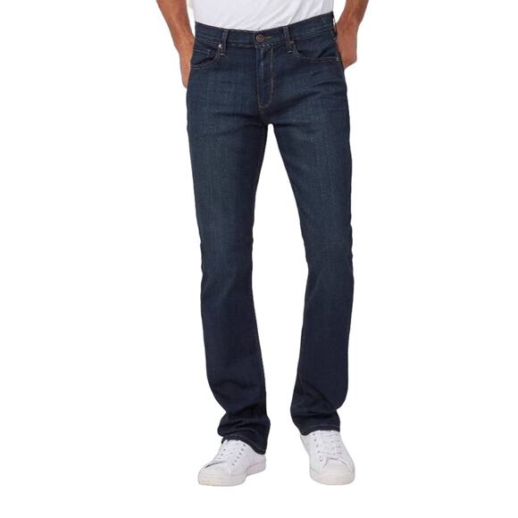 Paige Federal Cellar Wash Slim Straight Mid-Rise Jeans Basic Casual Men's 31 - Picture 2 of 8
